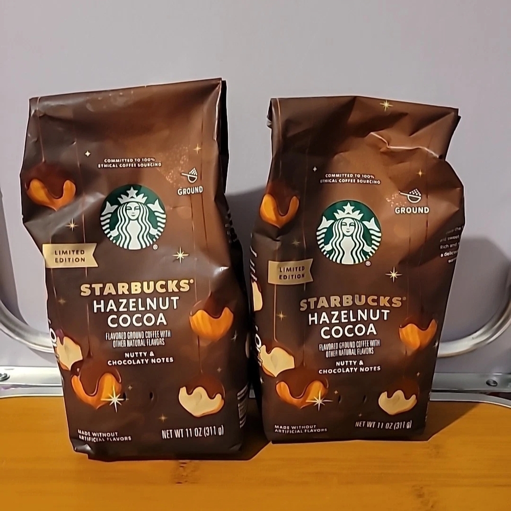 Starbucks Hazelnut Cocoa Light Roast  Ground Coffee - Bb 01/2028